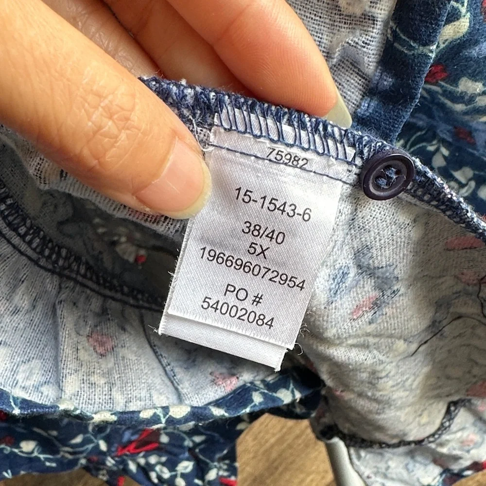 Only Necessities Navy Floral Dress - Picture 10 of 10